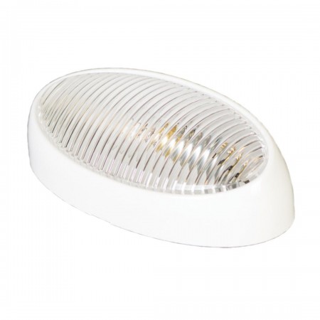 Lampe de porche blanche OVALE