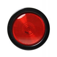 Lumière arrière ronde 4'' rouge