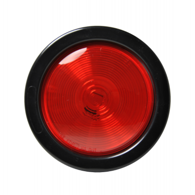 Lumière arrière ronde 4'' rouge