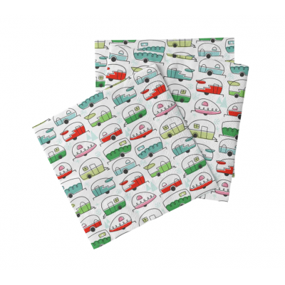 Paquet de 20 serviettes en papier Rétro