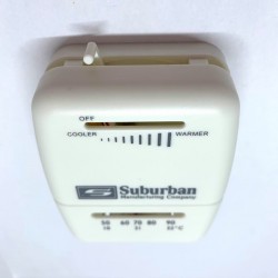 Thermostat mural chauffage blanc