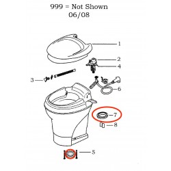 Joint d'étanchéité pour toilette Aqua-Magic V