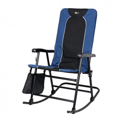 Chaise berçante Dakota Bleue