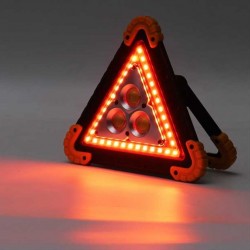 Lampe de sécurité triangulaire rechargeable