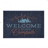 Tapis d'entrée ''Welcome to our Campsite''