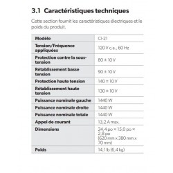 Plaque à induction double Dometic CI-21