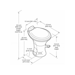 Toilette Dometic série 310