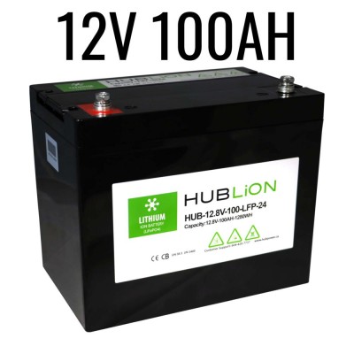 Batterie au lithium HUBLiON 100 AH