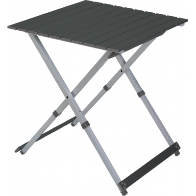 Table pliante en aluminium noire